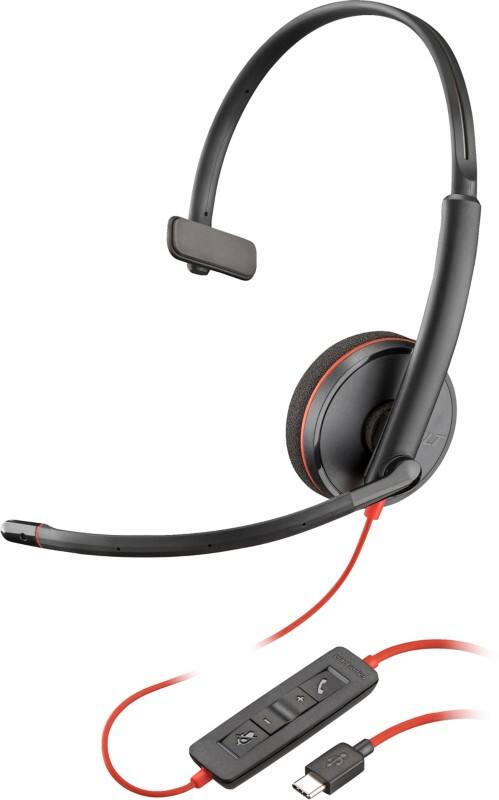 HP poly Blackwire Headset Op het hoofd Noise-cancelling Met microfoon 3210 Zwart