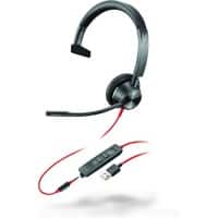 HP Poly Blackwire Headset Over het hoofd Bluetooth Mono 3315 Zwart