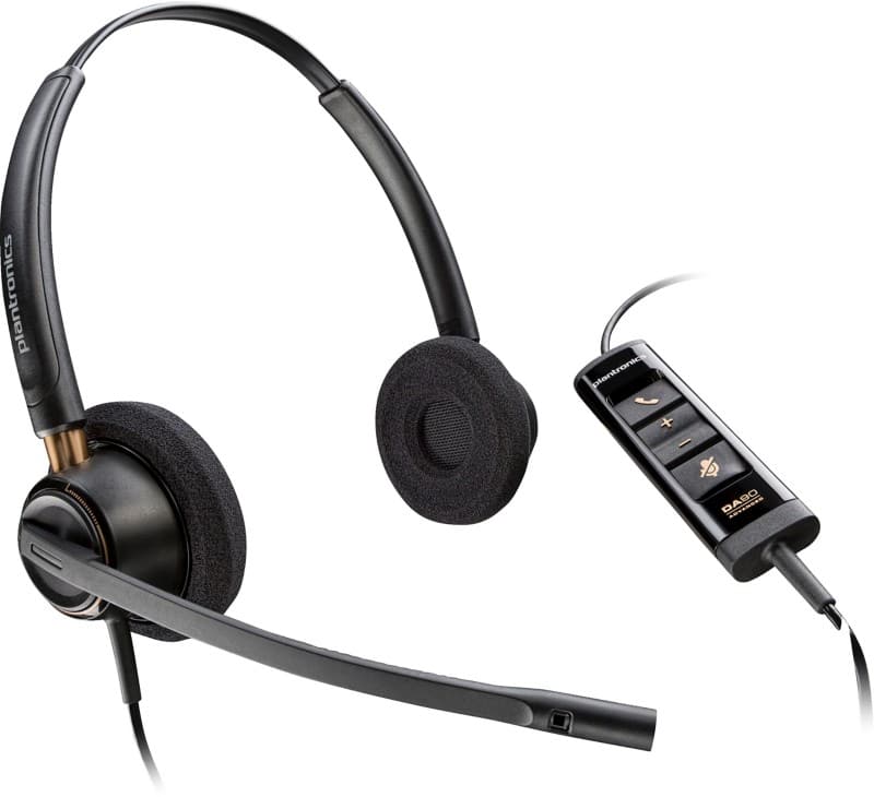 HP Poly Encorepro Headset Hoofd Ja Mono 525 Zwart