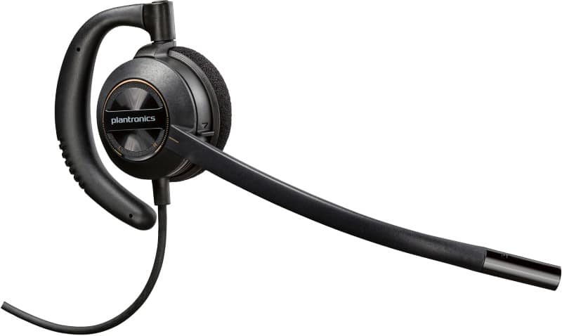 HP Poly Encorepro Headset Achter het oor Ja Mono 530D Zwart