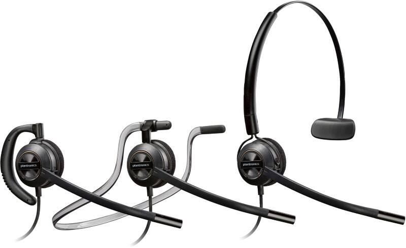 HP Poly Encorepro Headset Achter het oor, Hoofd, Nek Ja Mono 540D Rood, zwart