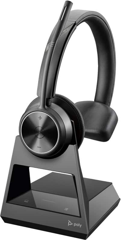 HP Poly Savi 7310 Headset Hoofd Met microfoon Stereo Zwart