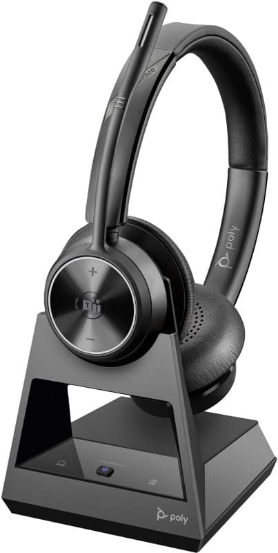 HP Poly Savi Headset Hoofd met bluetooth Ja Stereo 7320 Zwart