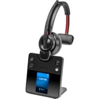 HP Poly Savi Headset Over het hoofd Bluetooth Stereo 8410 Zwart