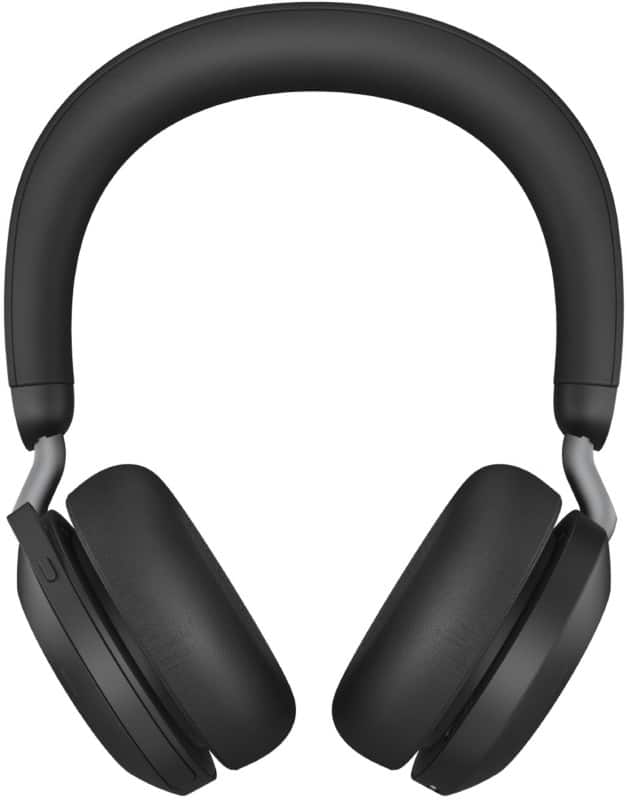 Jabra Evolve2 Headset Hoofd met bluetooth Ja Zwart