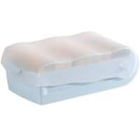 HAN Croco Kaartenbak A8 PP (Polypropeen) Pastelblauw Set met 1 kaartenbak + 100 indexkaarten
