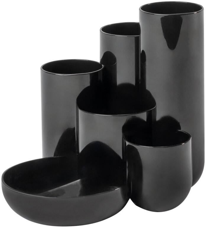 HAN CAMPUS Pennenhouder 6 Compartimenten PS (Polystyreen) Zwart