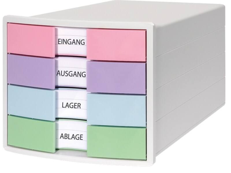 HAN IMPULS Ladesysteem PS (Polystyreen) Wit 4 Lades 28 x 36,7 x 23,5 cm