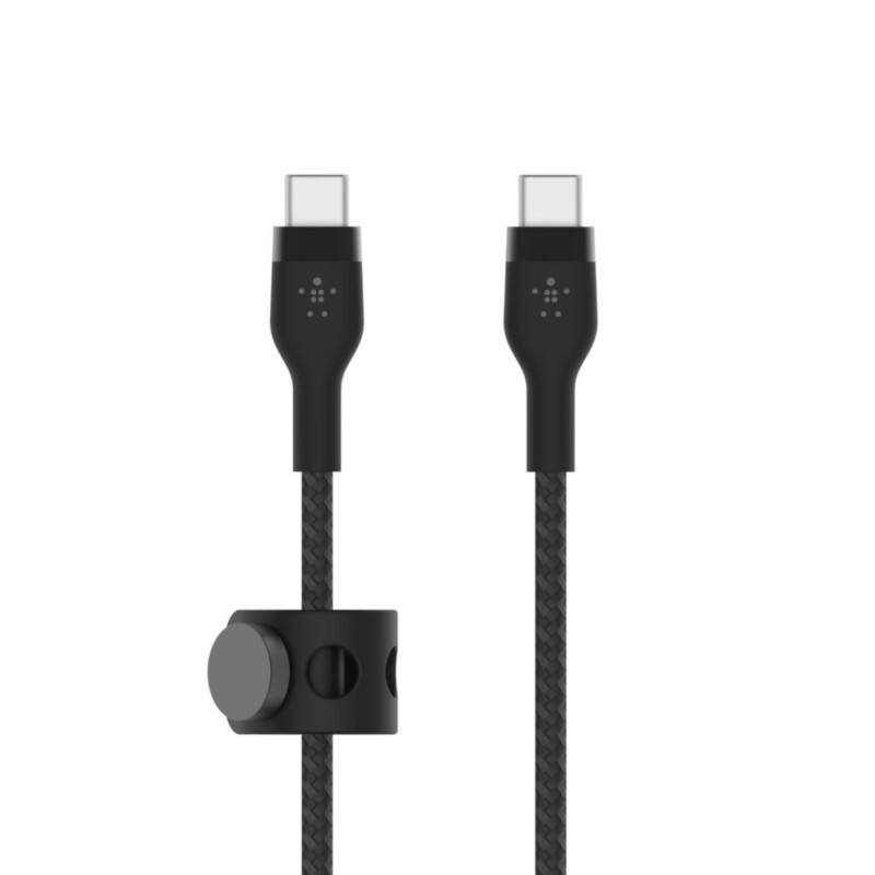 Belkin BOOST CHARGE PRO Flex Oplaadkabel USB-C Male USB-C Male 2 m Zwart