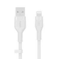 Belkin BOOST CHARGE Flex Oplaadkabel USB-A Male Apple Lightning 1 m Wit