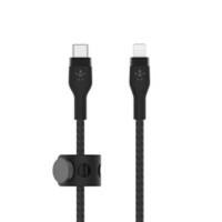 Belkin BOOST CHARGE PRO Flex Oplaadkabel USB-C Male Apple Lightning 3 m Zwart