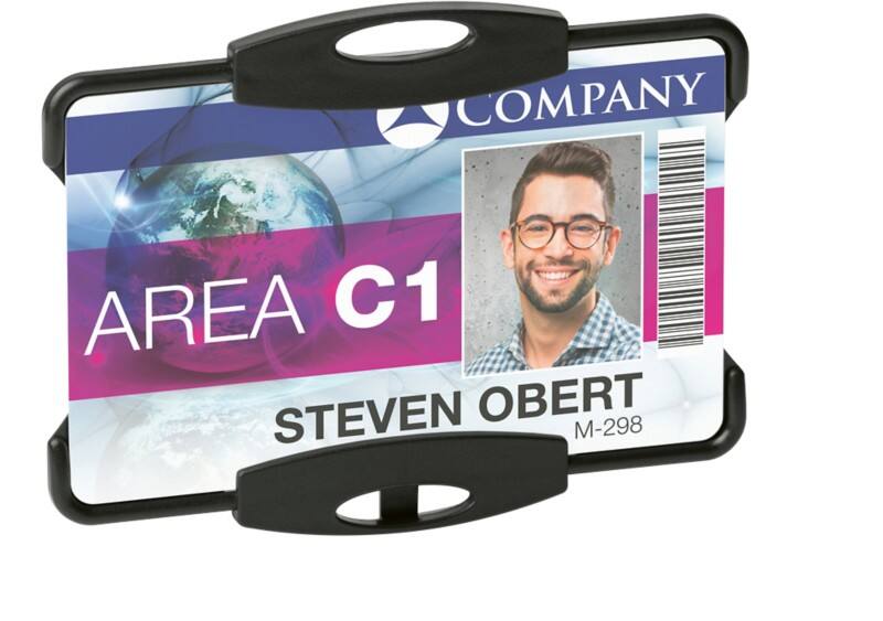 DURABLE Single Kaarthouder Zonder klem 9,2 x 7 cm PS (Polystyreen) Zwart 10 stuks