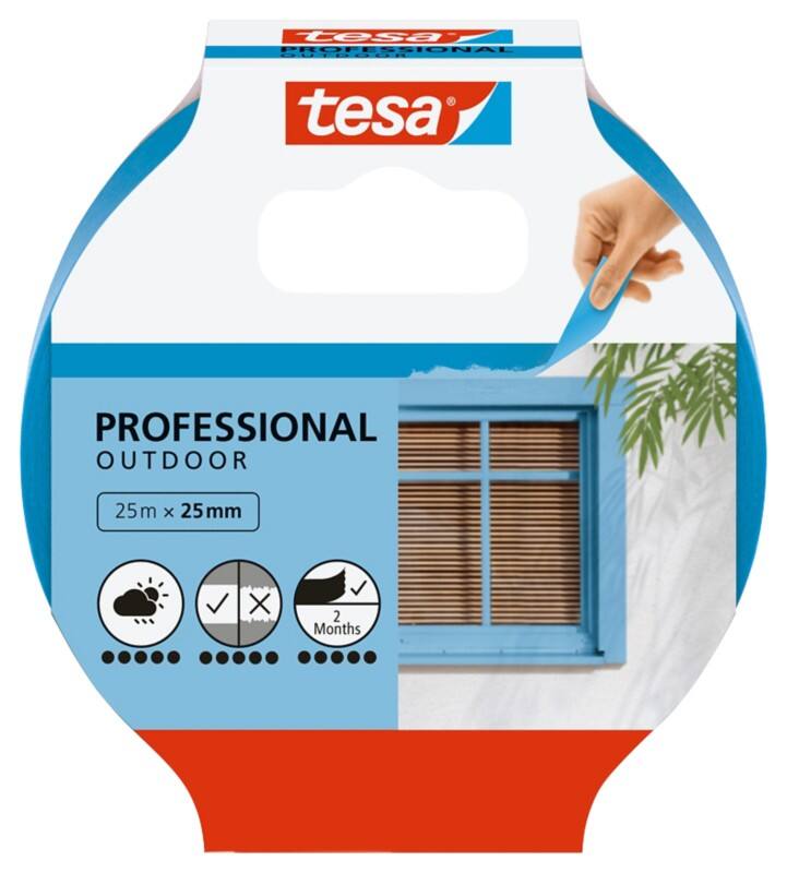 tesa Afplaktape Wit 25 mm (B) x 25 m (L)