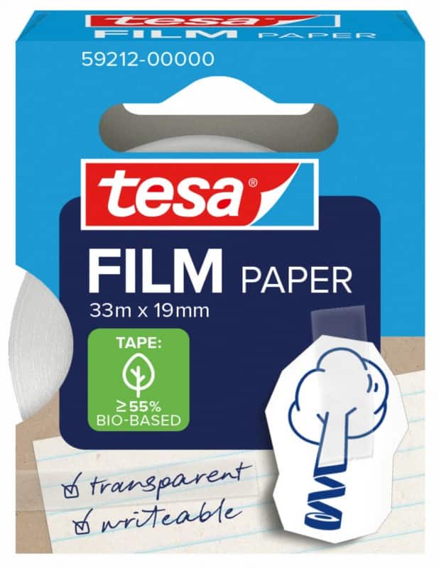 tesa Plakband tesafilm 59212 Transparant 19 mm (B) x 33 m (L)