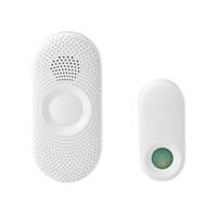 Nedis SmartLife Draadloos WiFi deurbelconverter Main IP44 DOORB230CWT Grijs, wit
