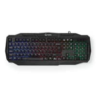 Nedis Toetsenbord Bedraad QWERTY (VS) Internationaal Zwart GKBD100BKUS