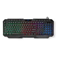 Nedis Toetsenbord Bedraad QWERTY (VS) Internationaal Zwart GKBD110BKUS