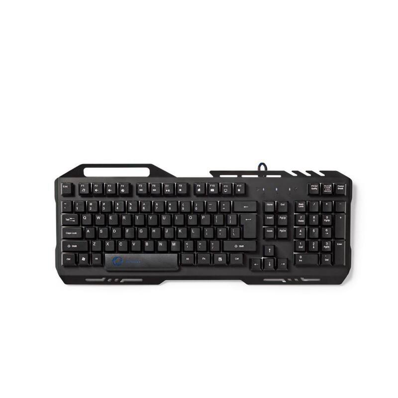 Nedis Gaming Toetsenbord Bedraad QWERTY (US) International Zwart GKBD200BKUS