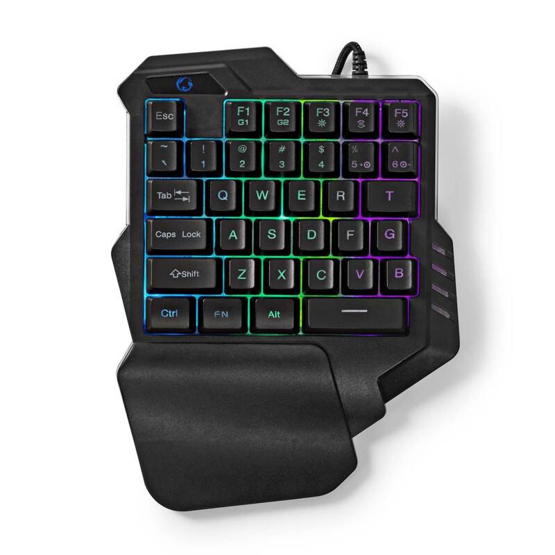 Nedis Gaming Toetsenbord Bedraad Zwart GKBDS110BK