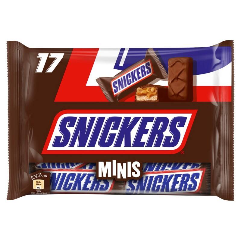Snickers Minis Mini-chocoladereep 17 stuks à 18 g