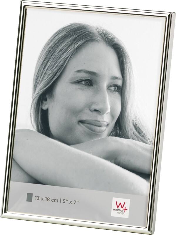 walther design Fotolijst Werkblad Zilver WD318S 13,3 (B) x 1 (D) x 18,7 (H) cm WD318S