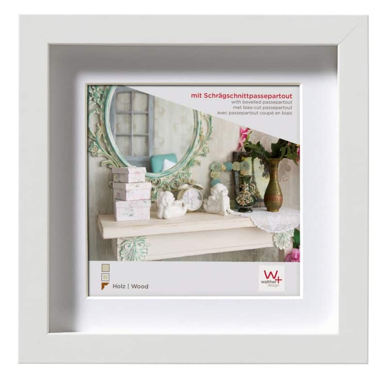 walther design Fotolijst Wit EA222W 23,1 (B) x 3,25 (D) x 23,1 (H) cm EA222W