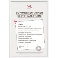 walther design A4 Fotolijst Wit Kunststof KV130W 22,2 (b) x 1,4 (d) x 31 (h) cm