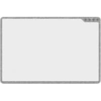 PLAYROOM Whiteboard PET (Polyetheentereftalaat) Grijs