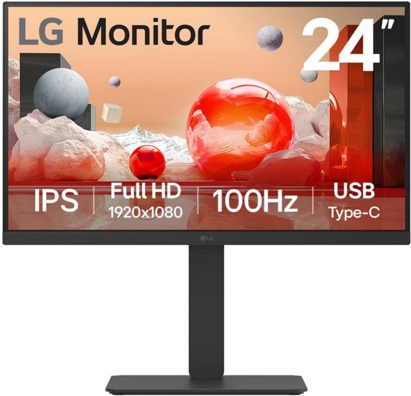 LG 60,5 cm (23,8") LCD Monitor 24BA750-B.AEU Zwart