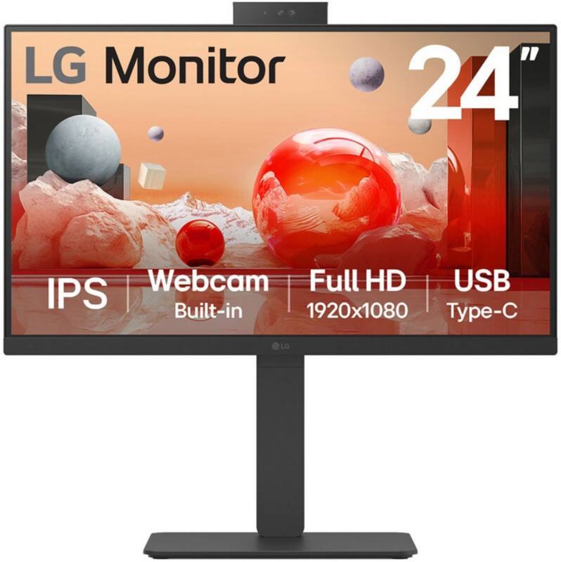 LG 60,5 cm (23,8") Monitor 24BA850-B.AEU Zwart