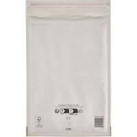 Mail Lite Gevoerde enveloppen F/3 Wit Zonder venster Kleefstrip 100 Stuks