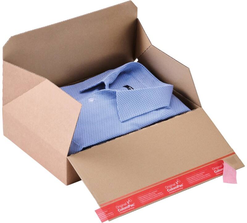 ColomPac Golfkartondoos Karton 80 mm (H) Bruin 20 Dozen