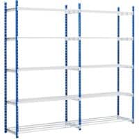Paperflow Kast Staal 1,000 x 340 x 2,000 mm Blauw