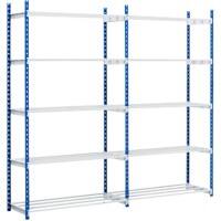 Paperflow Kast Staal 1,000 x 680 x 2,000 mm Blauw