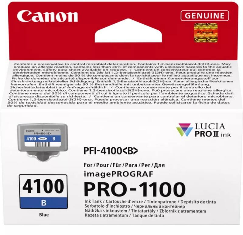 Canon PFI-4100B Origineel Inktcartridge Blauw
