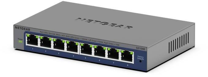 NETGEAR Gigabit Plus GS108Ev4 Switch