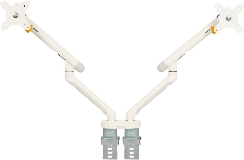 BakkerElkhuizen BE Flexibele Monitorarm Hoogteverstelbaar 35 " 954 x 580 x 485 mm Wit