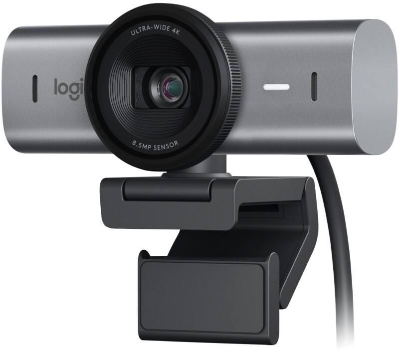 Logitech MX Brio Webcam 3840 x 2160 Megapixel 4K Microfoon Grijs