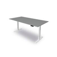 Kerkmann Move 3 Zit-sta-bureau Rechthoekig Grafiet T-Voet 2,000 (B) x 1.000 (D) x 1.200 (H) mm Hout