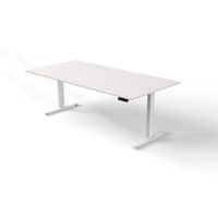 Kerkmann Move 3 Zit-sta-bureau Rechthoekig Wit T-Voet 2,000 (B) x 1.000 (D) x 1.200 (H) mm Hout