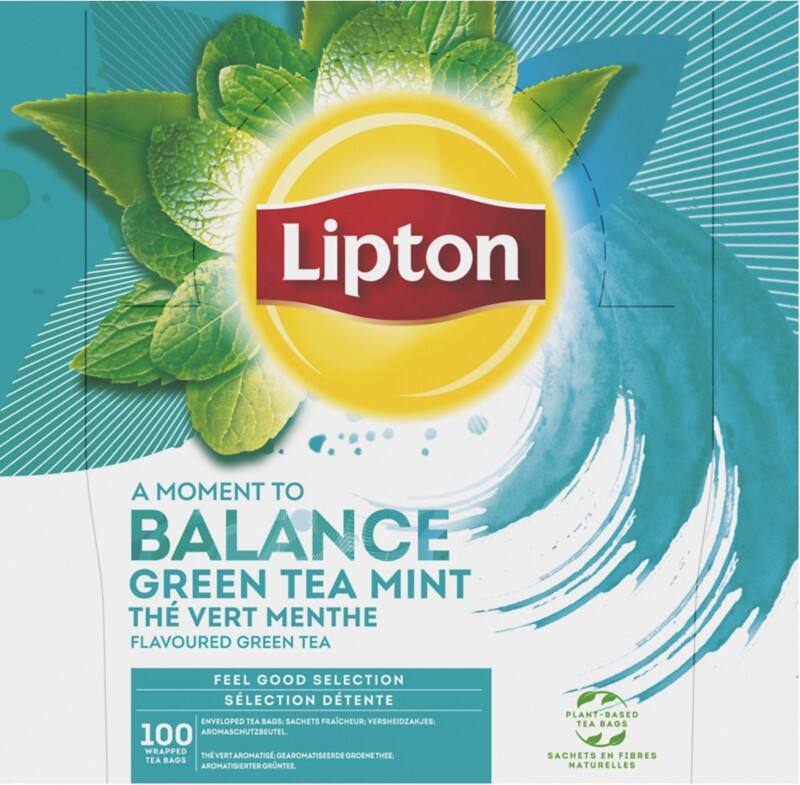 Lipton FGS Herbal Groene thee Munt 100 stuks