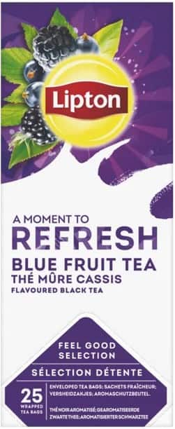 Lipton FGS Zwarte Thee Bosbes en Braam 25 stuks