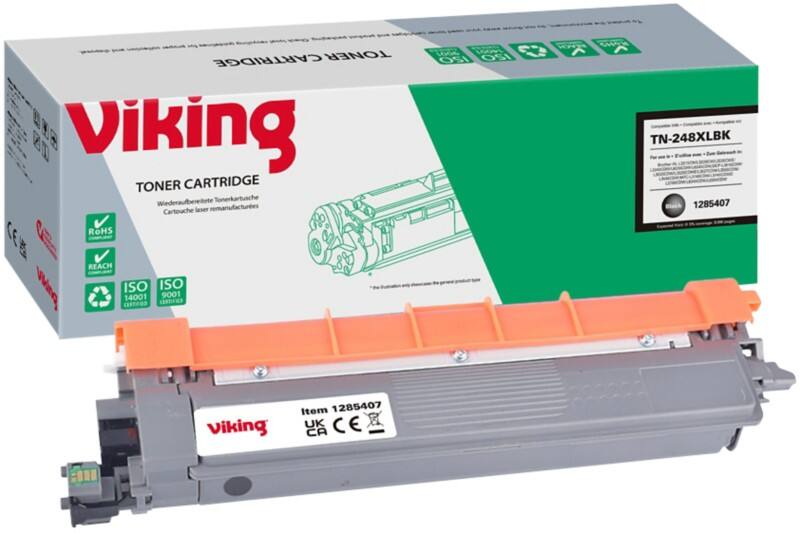 Viking Tonercartridge Compatibel NT-CB248XFBK Zwart