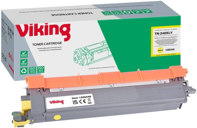 Viking Tonercartridge Compatibel NT-CB248XFY Geel