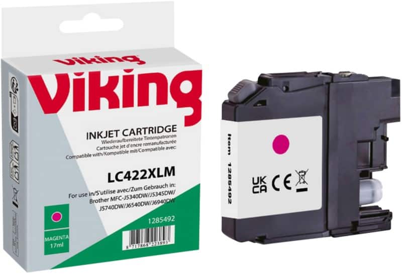 Viking LC-422XLM Compatibel Inktcartridge NB-RLC422XLM Magenta