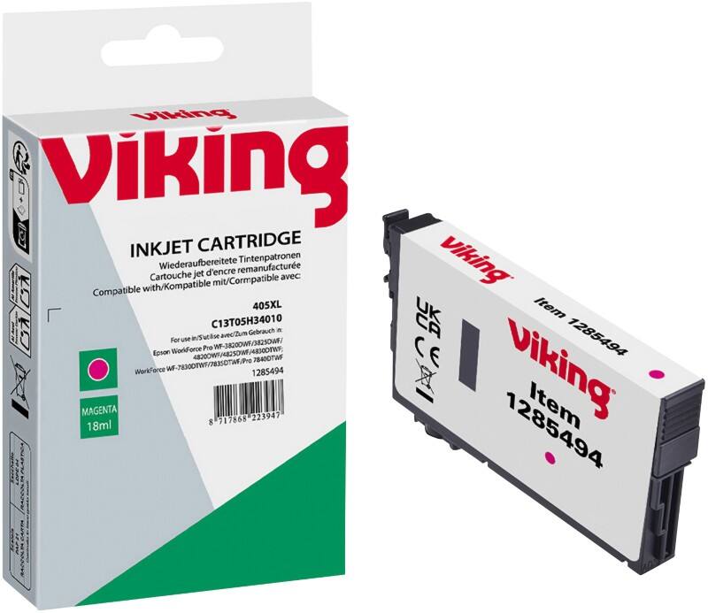 Viking C13T05H34010 Compatibel Inktcartridge NE-RT405XLM Magenta