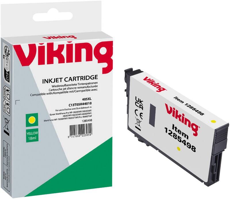 Viking C13T05H44010 Compatibel Inktcartridge NE-RT405XLY Geel