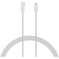 XLayer Oplaadkabel USB-C Male naar Apple Lightning 2 m Wit