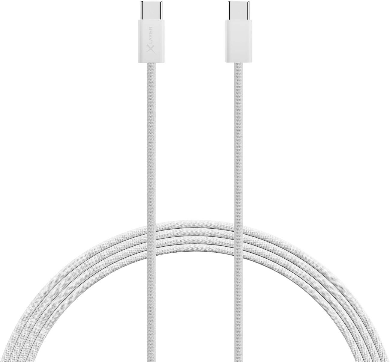 XLayer Oplaadkabel USB-C Male 2 m Wit