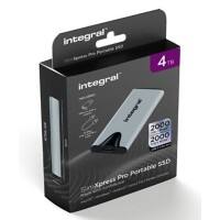 Integral SSD 4 TB USB 3.2 (Gen 2) Zilver INSSD4TPORT3.2SLIMXS